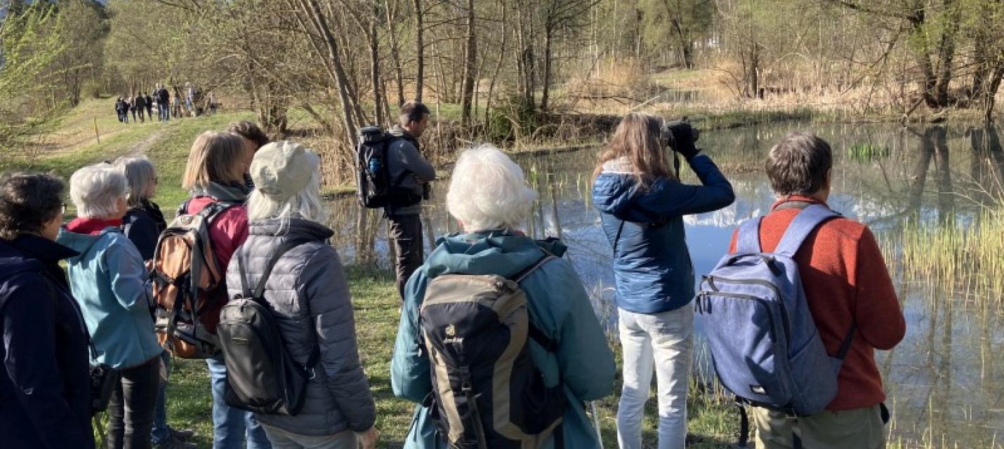 Exkursion im Naturschutzgebiet Munté, Cazis